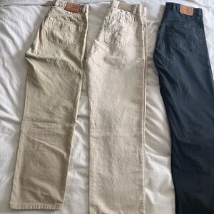 Men’s ZEGNA pant collection of 3